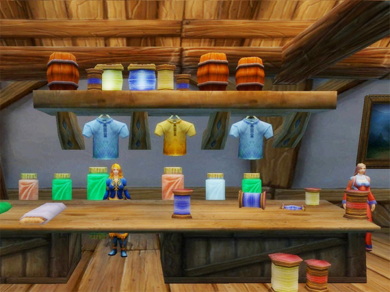 A clothier in Stormwind